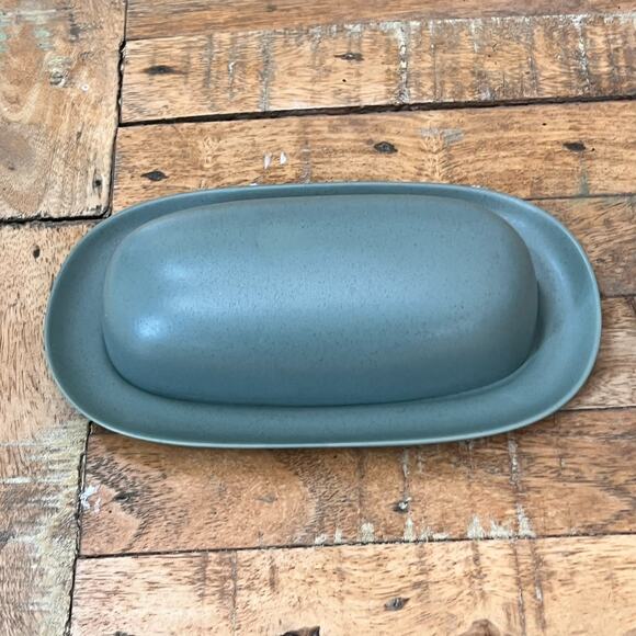 Noritake Colorwave Green Covered Butter Dish